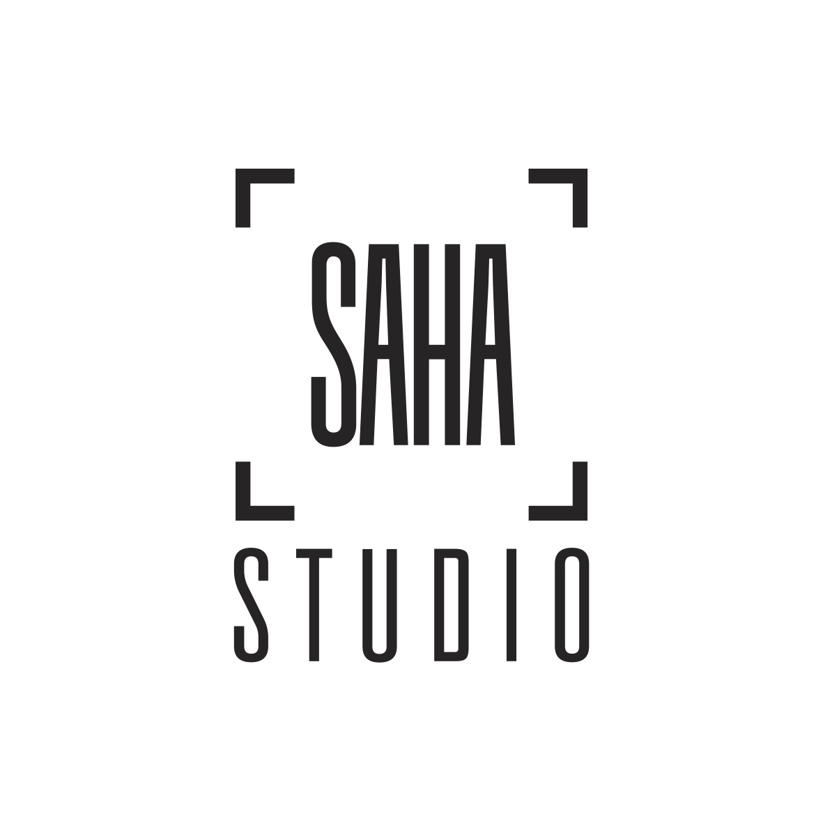 Saha Studio Logo Beyaz